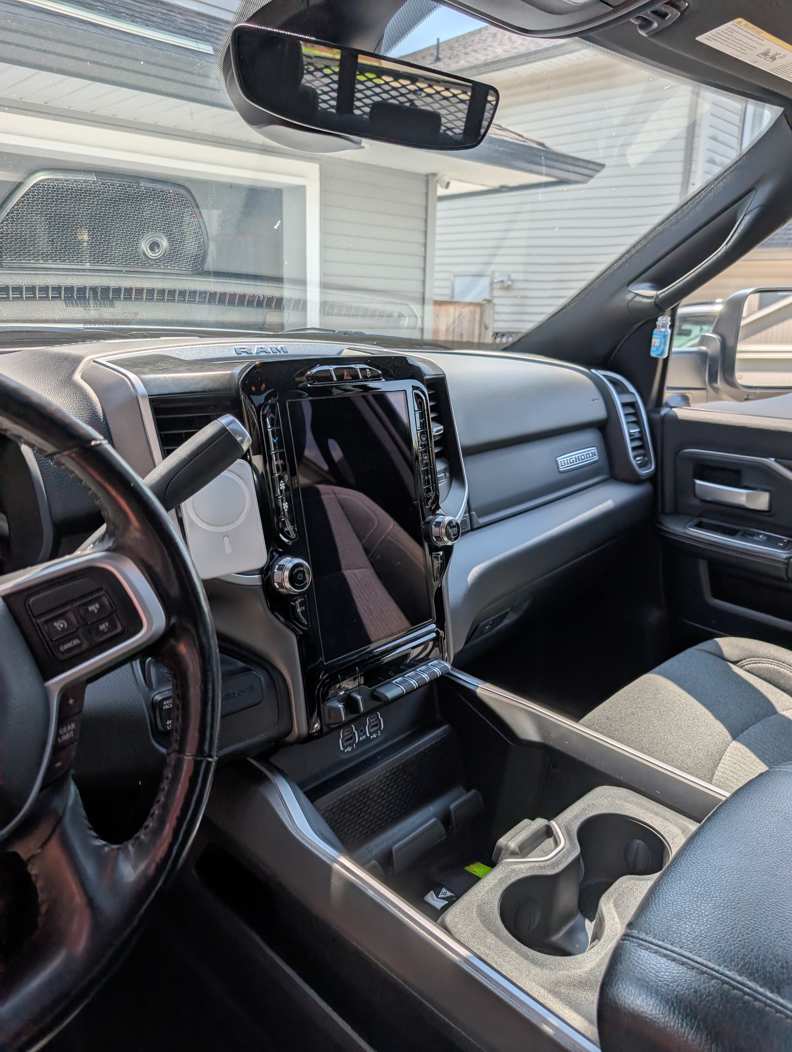 Uconnect 12-inch display and center console